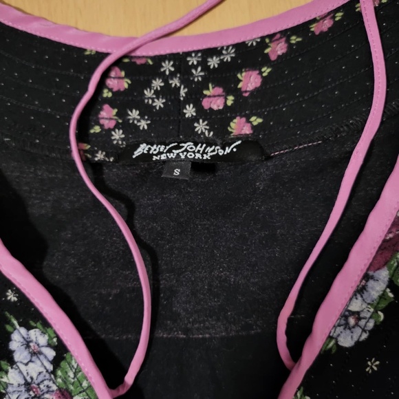 Betsey Johnson HTF Ultra Rare Vintage Whimsigoth Fairycore Longsleeve Top S - Picture 9 of 9